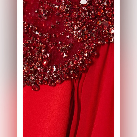 Jenny Packham red embellished gown - Picture 5 of 17